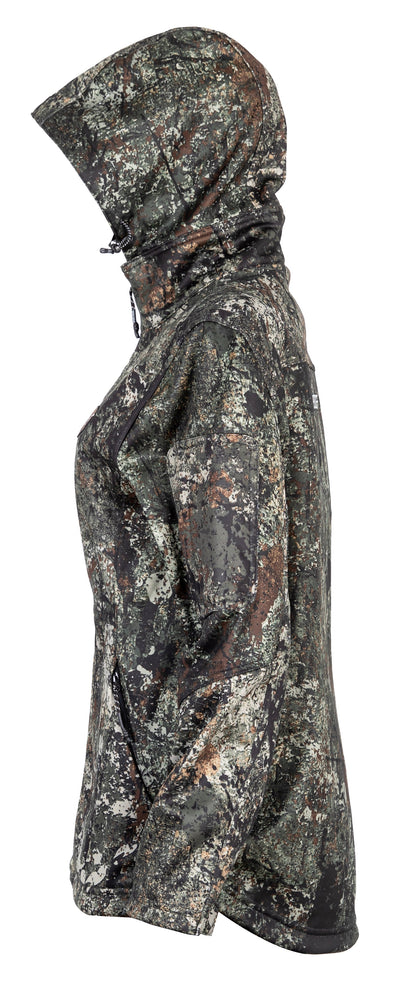 Manteau de chasse camo femme Collection "Bête de chasse" Jason T. Morneau