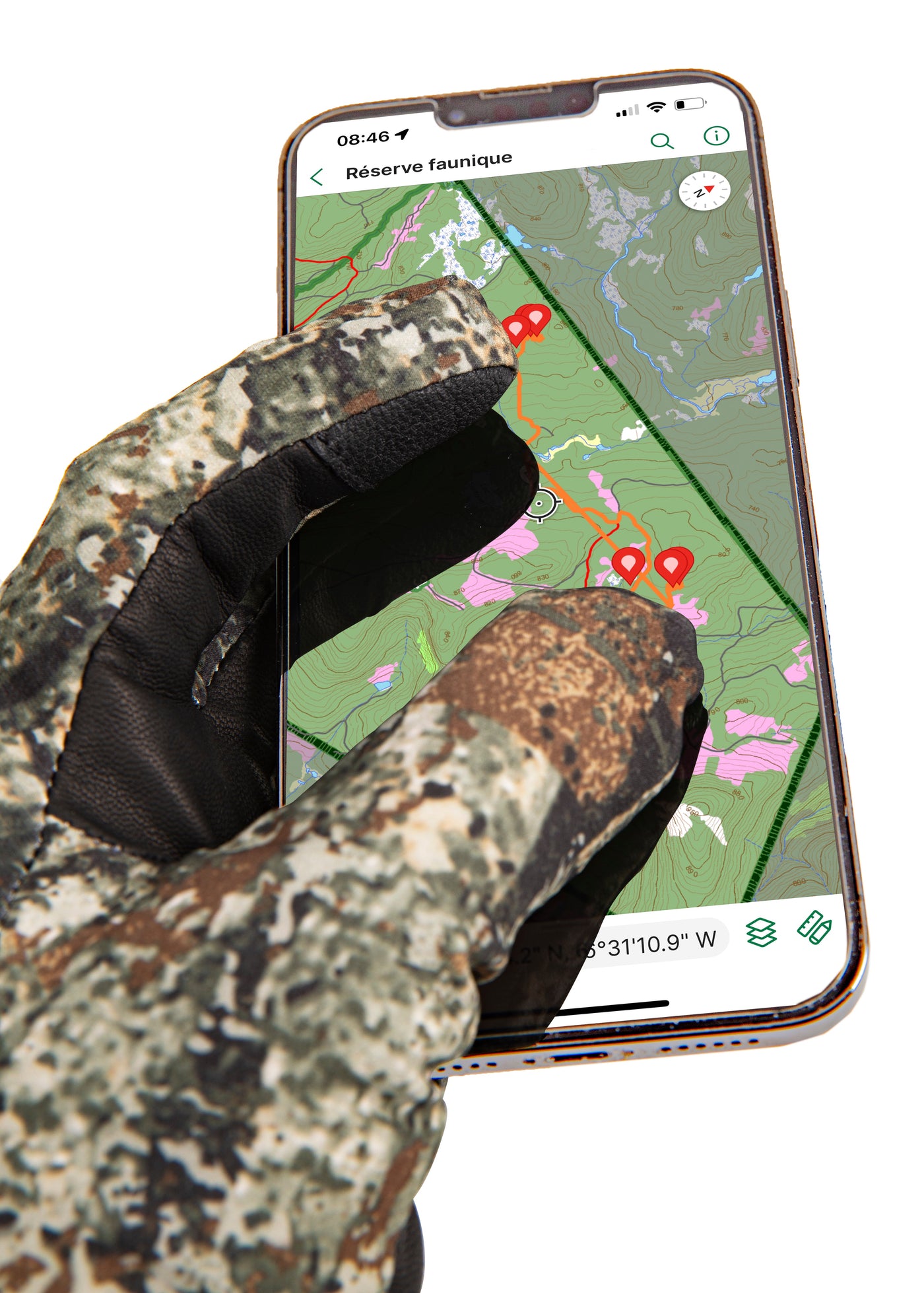 Women's Hunting Gloves "Trapline" camo The Ripper by Sportchief